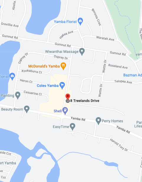 Our Location - 4/8 Treelands Drive Yamba NSW 2464